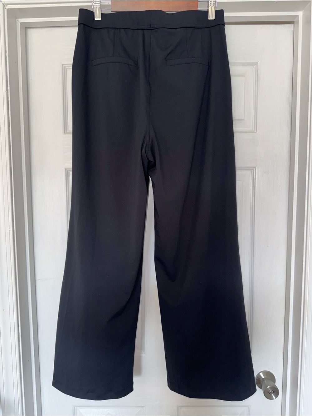 NWT Halara Flex DayStretch High Waisted Wide Leg Pull-on Pants Black L - Picture 7 of 8